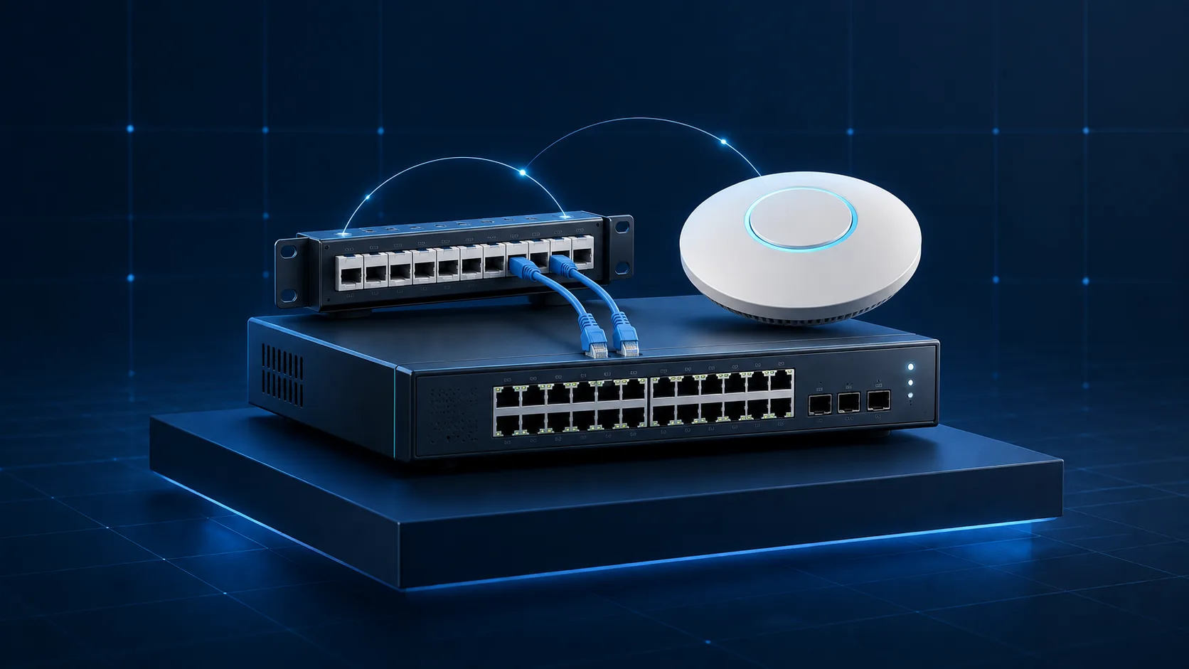 ქსელური და Wi-Fi ინფრასტრუქტურა